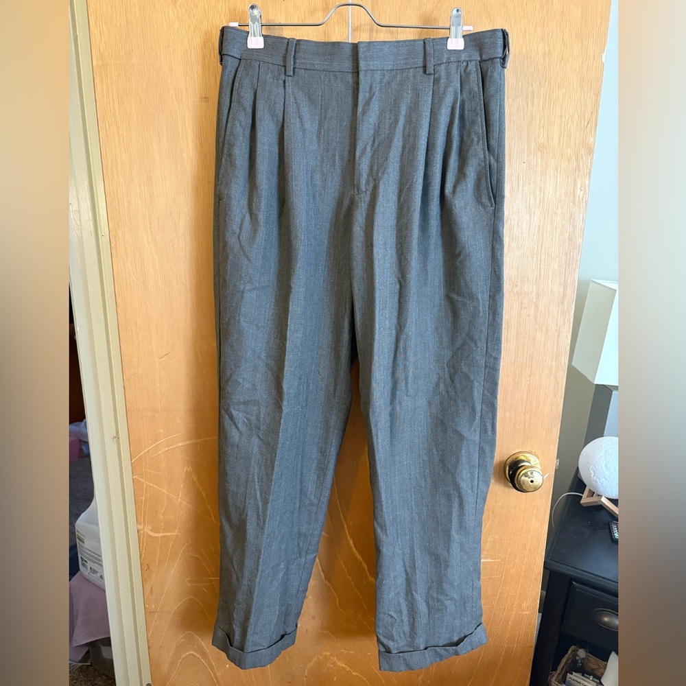 Saddlebred Men's Charcoal Dress Pants 32x30